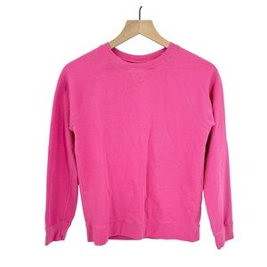 Hanna Andersson Pink Crew Neck Pullover Sweatshirt Girls 12